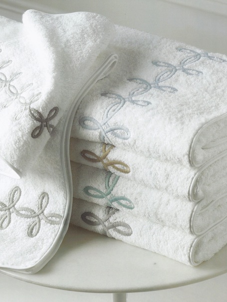Matouk monogrammed towels
